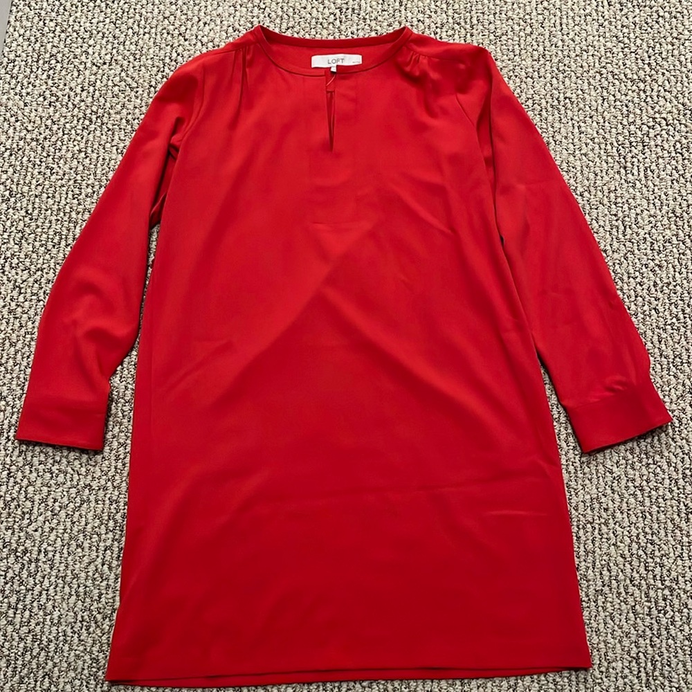 New with Tags Loft Size XXS Petite Shirt Dress (missing belt)
